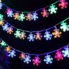 3m 14 LED's Snow Flake Light Multicolor